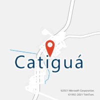 Mapa com localização da Agência AC CATIGUA