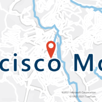 Mapa com localização da Agência AC FRANCISCO MORATO