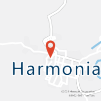 Mapa com localização da Agência AC HARMONIA