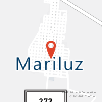 Mapa com localização da Agência AC MARILUZ